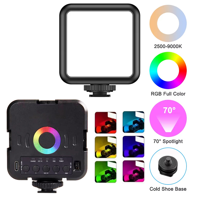 Photography Lighting Handheld - Portable W70RGB LED Full Color RGB