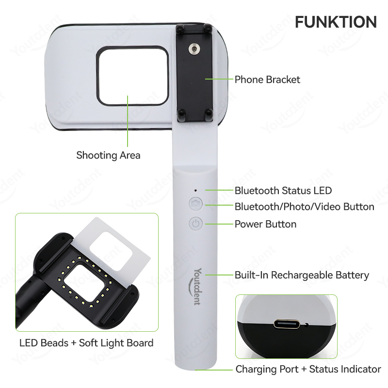 Youtodent Handheld Dental Flas - đánh giá và giá Photography Lighting Handheld