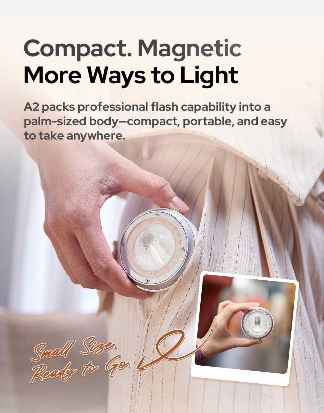 Godox A2 Magnetic Flash Light  - đánh giá và giá Photography Lighting Brands